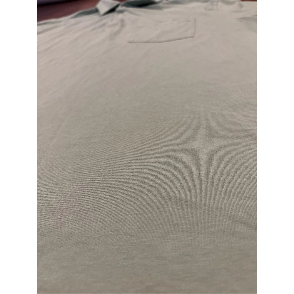 Polo Ralph Lauren Men XL Classic Fit Cotton Linen Polo Shirt Sage Green